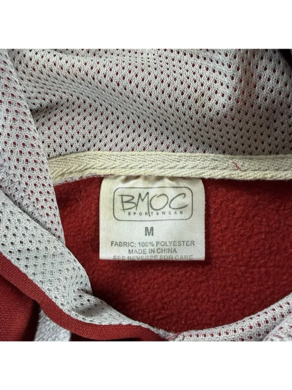 BMOC Sportswear NCAA Alabama Crimson Tide Hoodie Red Men’s Size Medium